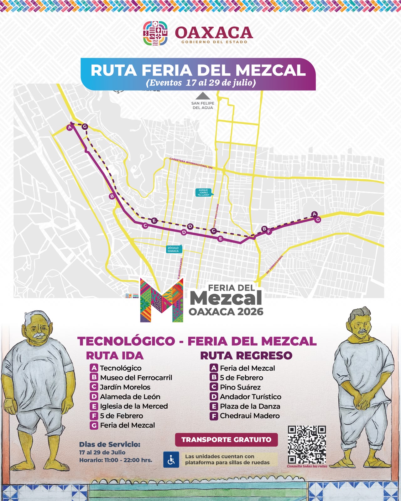 Brinda BinniBus servicio gratuito a la Feria del Mezcal