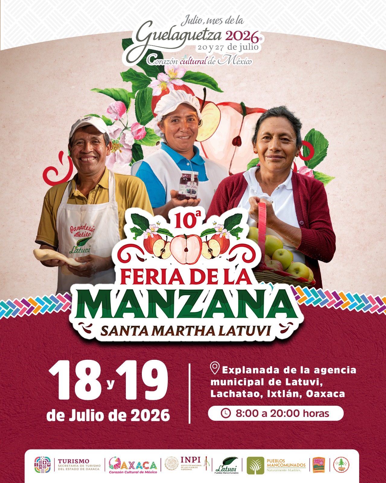 Santa Martha Latuvi alista la Feria de la Manzana