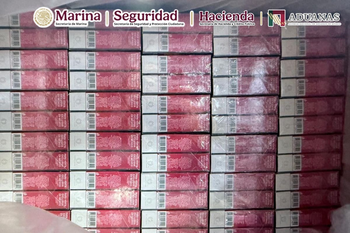 Más de 156 toneladas de mercancías ilícitas aseguradas: ANAM, SSPC y Marina fortalecen el blindaje de México desde el AICM